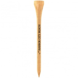Natural Wood Promotional Golf Tees - 3.25"