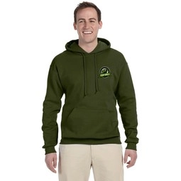 Military Green JERZEES NuBlend Fleece Custom Hooded Sweatshirt - Colors