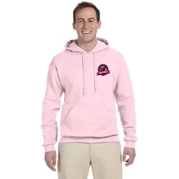 Classic Pink JERZEES NuBlend Fleece Custom Hooded Sweatshirt - Colors