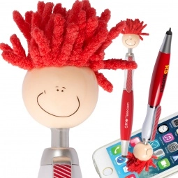 Red MopTopper Custom Stylus Pen w/ Screen Cleaner - Collage
