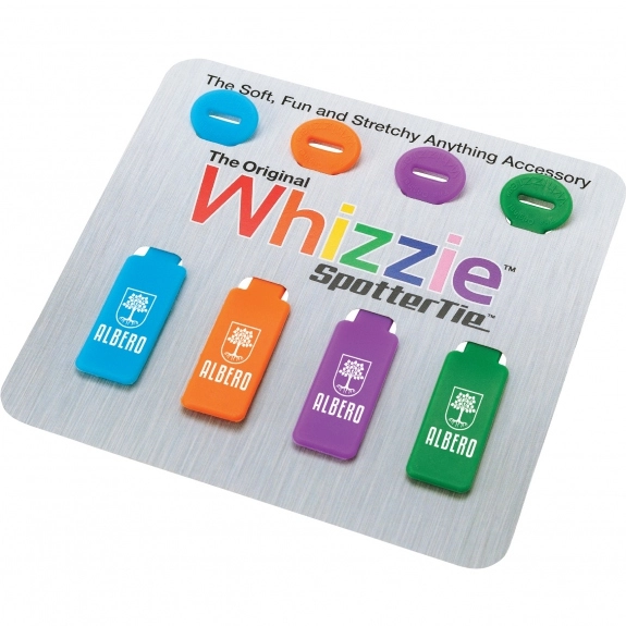 4 PC. Whizzie Spotter Tie Custom Luggage Tags Gift Set