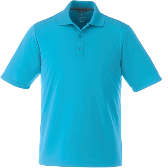 Aspen blue - Elevate Performance Custom Polo Shirt – Men’s 