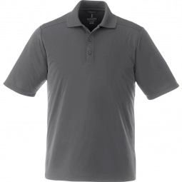 Steel Gray - Elevate Performance Custom Polo Shirt – Men’s 