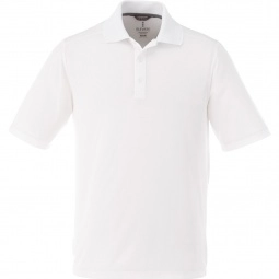 White - Elevate Performance Custom Polo Shirt – Men’s 