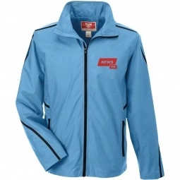 Team 365 Adult Conquest Custom Jacket with Mesh Lining - Sport Light Blue