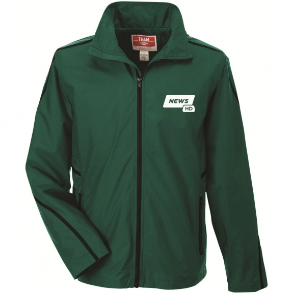 Team 365 Adult Conquest Custom Jacket with Mesh Lining - Sport Forest