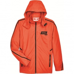 Team 365 Adult Conquest Custom Jacket with Mesh Lining - Sport Orange