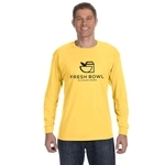 Island Yellow - JERZEES Long Sleeve Promotional T-Shirt