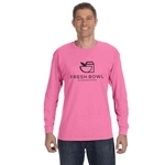 Neon Pink - JERZEES Long Sleeve Promotional T-Shirt