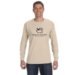 Sandstone - JERZEES Long Sleeve Promotional T-Shirt