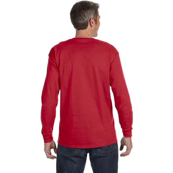 Back - JERZEES Long Sleeve Promotional T-Shirt