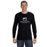 Black - JERZEES Long Sleeve Promotional T-Shirt