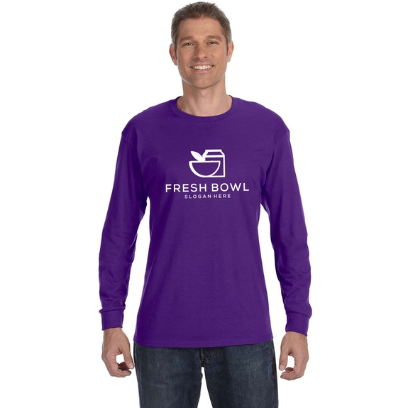 Deep Purple - JERZEES Long Sleeve Promotional T-Shirt