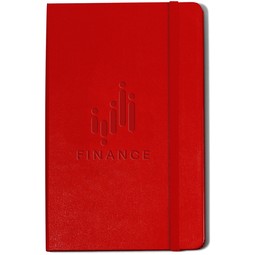Scarlet Red - Moleskine Hardcover Large Ruled Custom Notebook