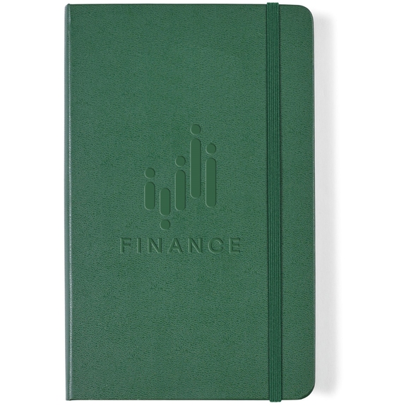 Myrtle Green - Moleskine Hardcover Large Ruled Custom Notebook