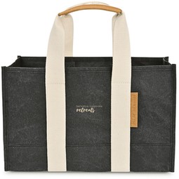 Ebony Out of the Woods&#174; Small Custom Boxy Tote - 13.5"w x 8.5"h x 6.5"