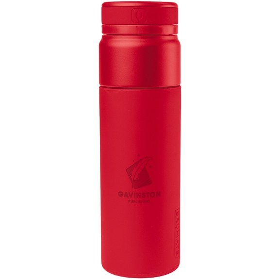 Red BruMate Rotera Laser Engraved Custom Water Bottle - 25 oz.