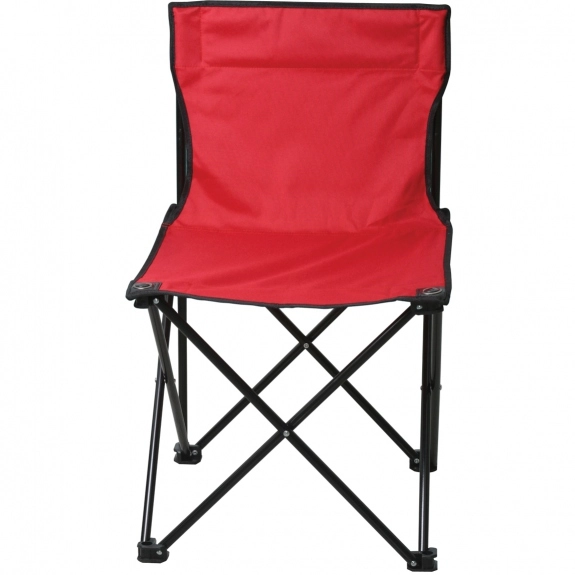 Red Folding Logo Chair w/ Carrying Case