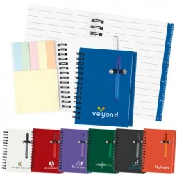 Mini Office Promo Notebook w/ Pen - 4.5"w x 5.5"h