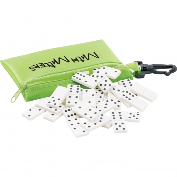 Translucent Green Promotional Travel Dominos