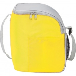 Grey/Yellow Executive Custom Cooler Bag - 12 Can
