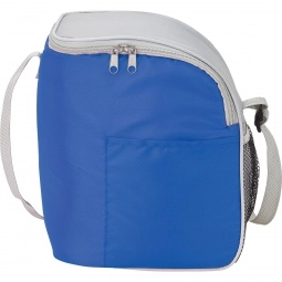 Grey/Blue Executive Custom Cooler Bag - 12 Can