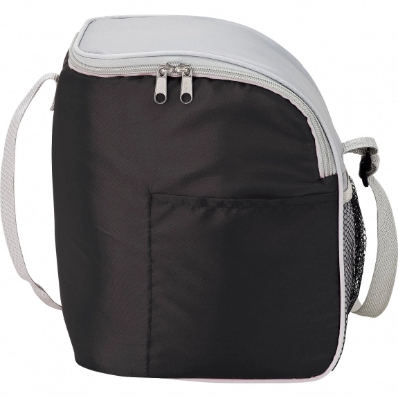 Grey/Black Executive Custom Cooler Bag - 12 Can