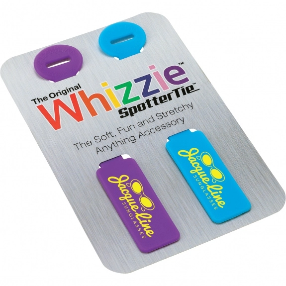2 PC. Large Whizzie Spotter Tie Custom Luggage Tags Gift Set