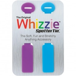 2 PC. Large Whizzie Spotter Tie Custom Luggage Tags Gift Set