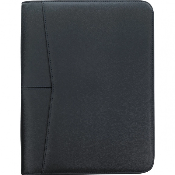 Black Premium Zippered Custom Portfolio