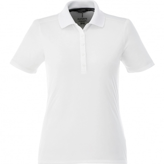 White - Elevate Performance Custom Polo Shirt – Women’s 