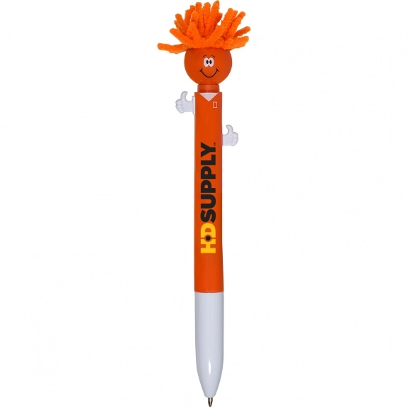 Orange - MopTopper Two-Ink Custom Pen w/ Screen Cleaner