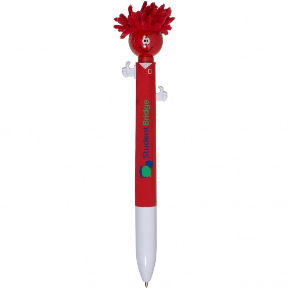 Red - MopTopper Two-Ink Custom Pen w/ Screen Cleaner