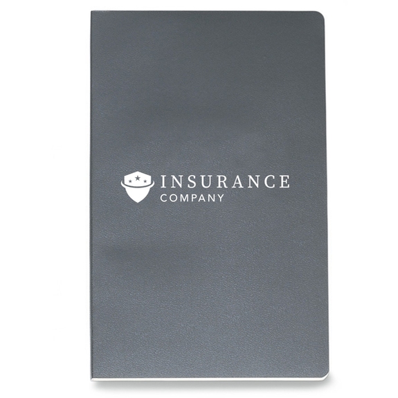 Slate Grey - Moleskine Volant Large Ruled Branded Notebook