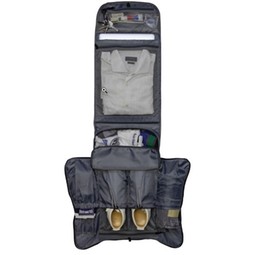 Open - Black Marco Polo Custom Fold-Up Backpack