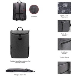 Features - Marco Polo Custom Fold-Up Backpack