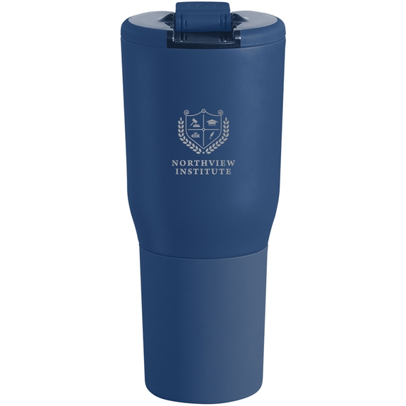 Navy - BruMate Nav Spill Resistant Branded Tumbler - 35 oz.