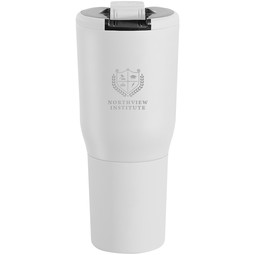 White - BruMate Nav Spill Resistant Branded Tumbler - 35 oz.