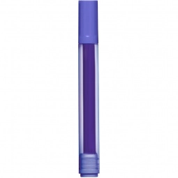 Lavender Broadline Fluorescent Promotional Highlighter w/ Clear Barrel