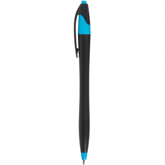 Black/Light Blue Black Javelin Custom Pen