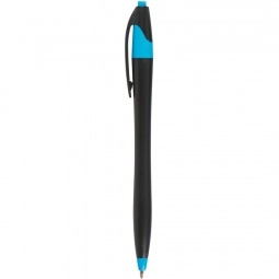 Black/Light Blue Black Javelin Custom Pen