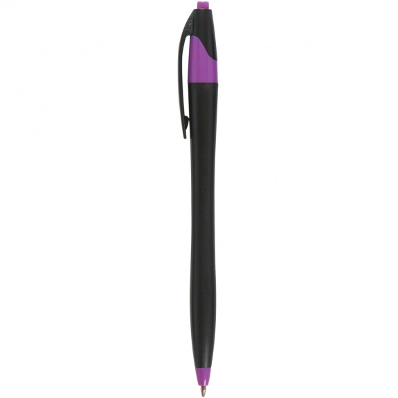 Black/Purple Black Javelin Custom Pen