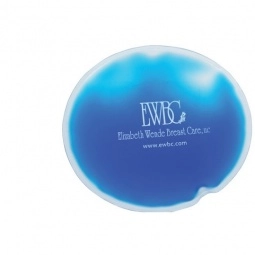 Blue Oval Shaped Custom Cold Pack