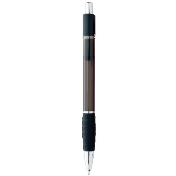 Black BIC Chrome Plated Plunger Action Custom Pen