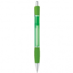 Lime Green BIC Chrome Plated Plunger Action Custom Pen