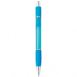 Turquoise BIC Chrome Plated Plunger Action Custom Pen