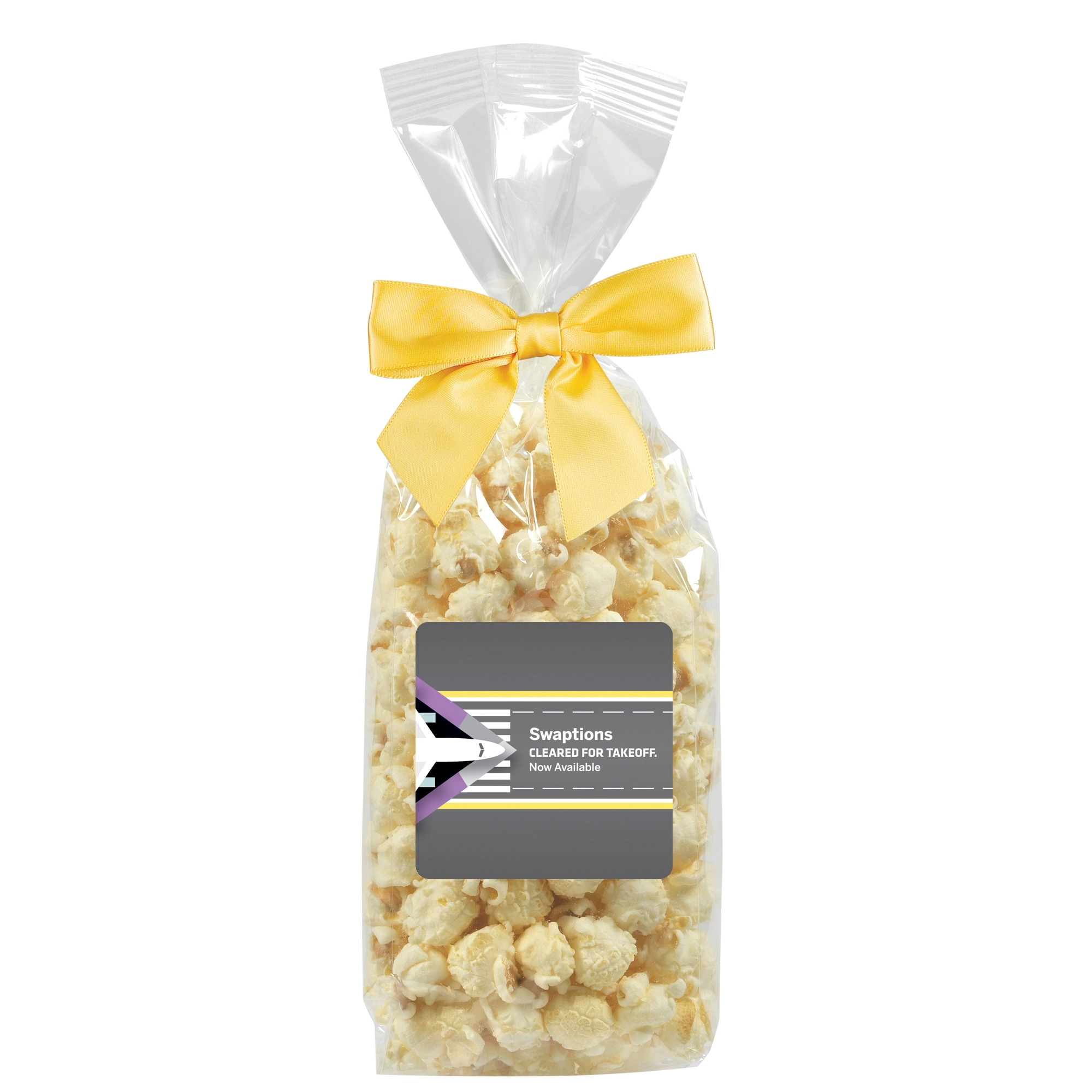 Full Color Gourmet Popcorn Custom Gift Bag White Cheddar ePromos
