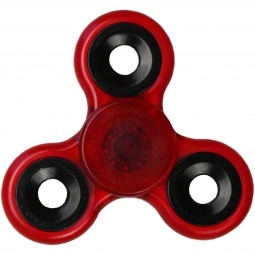 Translucent Red - Full Color Safety Fidget Spinner Custom Stress Reliever