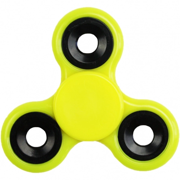 Neon Yellow - Full Color Safety Fidget Spinner Custom Stress Reliever