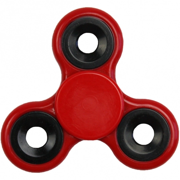 Red - Full Color Safety Fidget Spinner Custom Stress Reliever